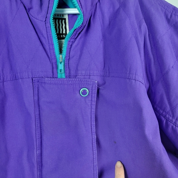 Weather Chasers Vintage 80's 90's Winter Jacket Sz Medium - Picture 8 of 12